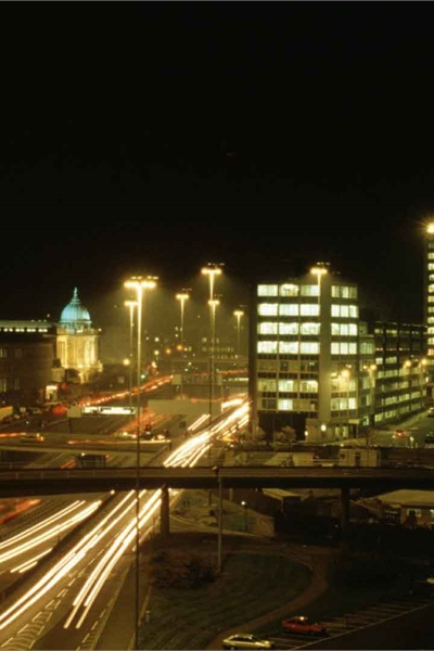 Photo of Glasgow streets at night