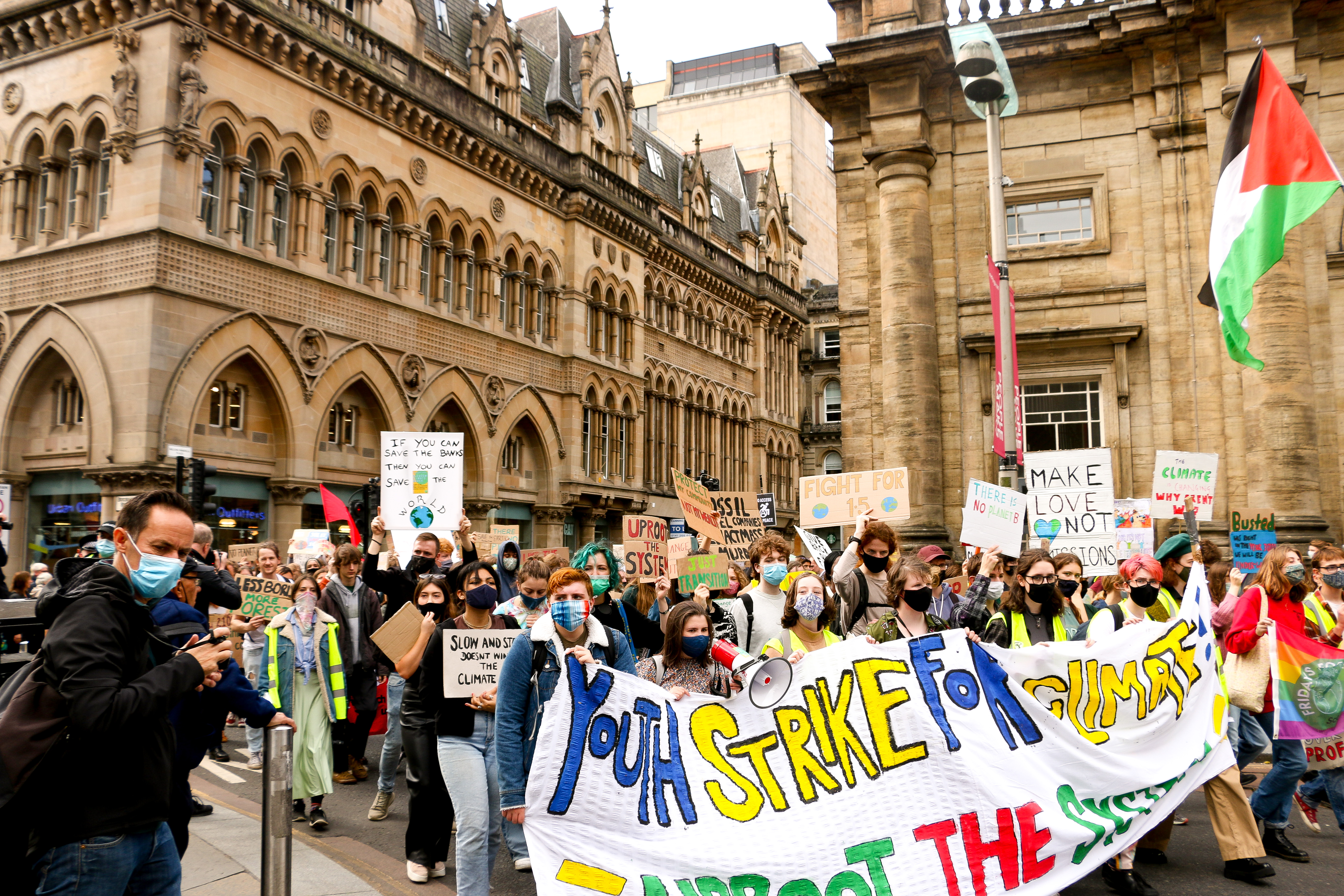 Climate strike march - Glasgow - 24 September 2021
