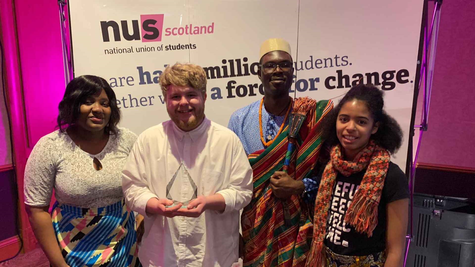 Exec 2019 at NUS Scotland Awards