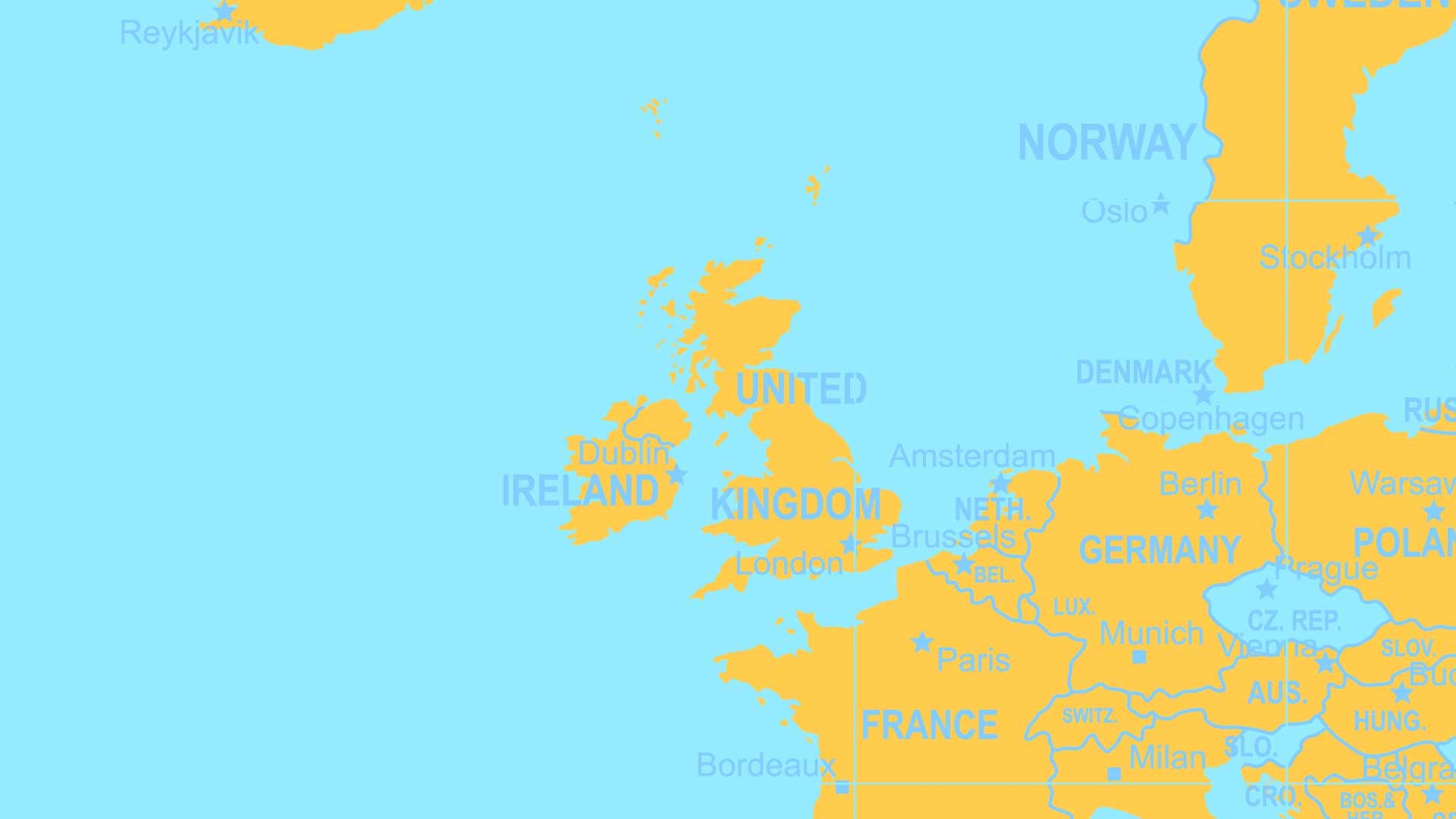 UK on World Map