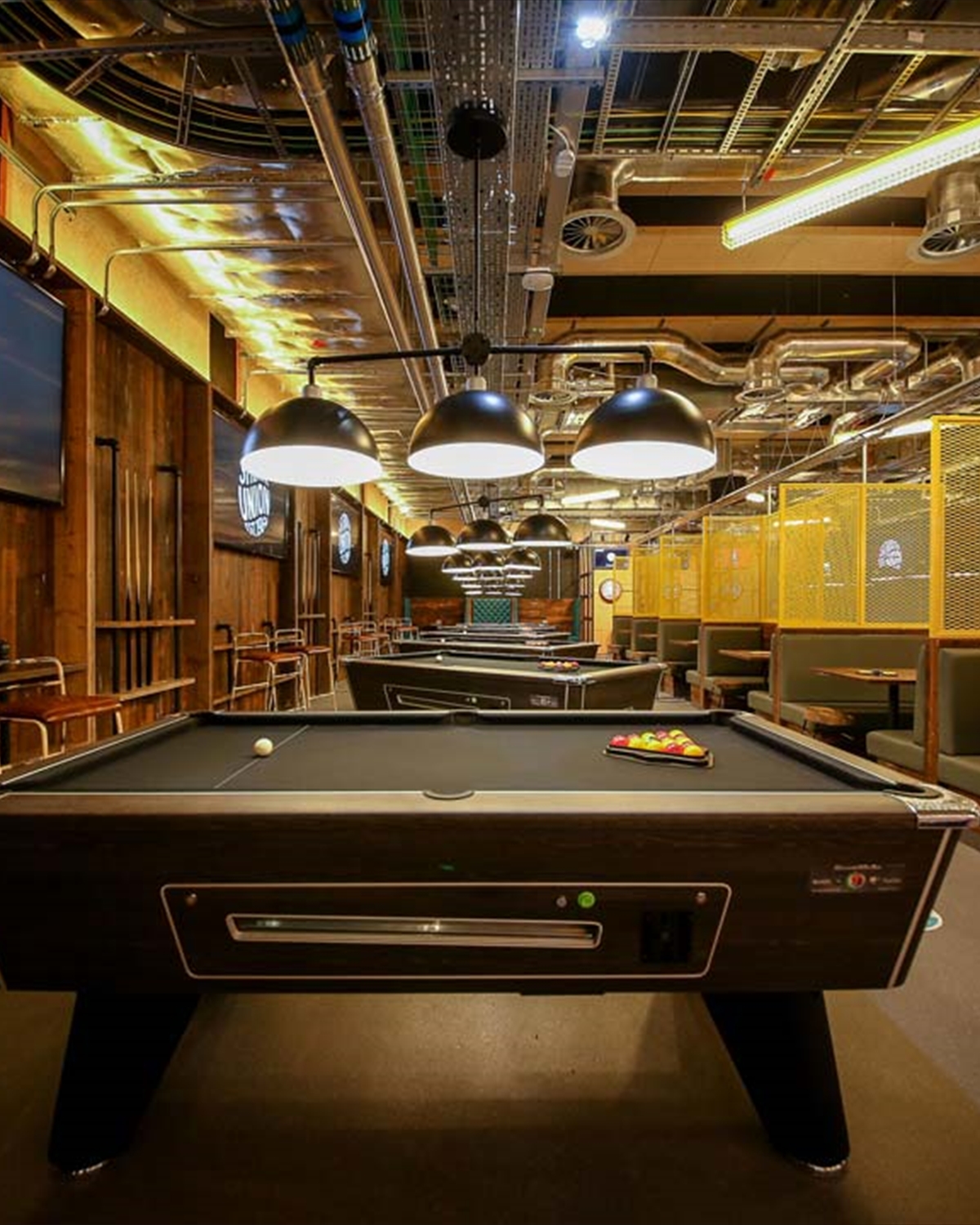 Pool tables at The Terrace