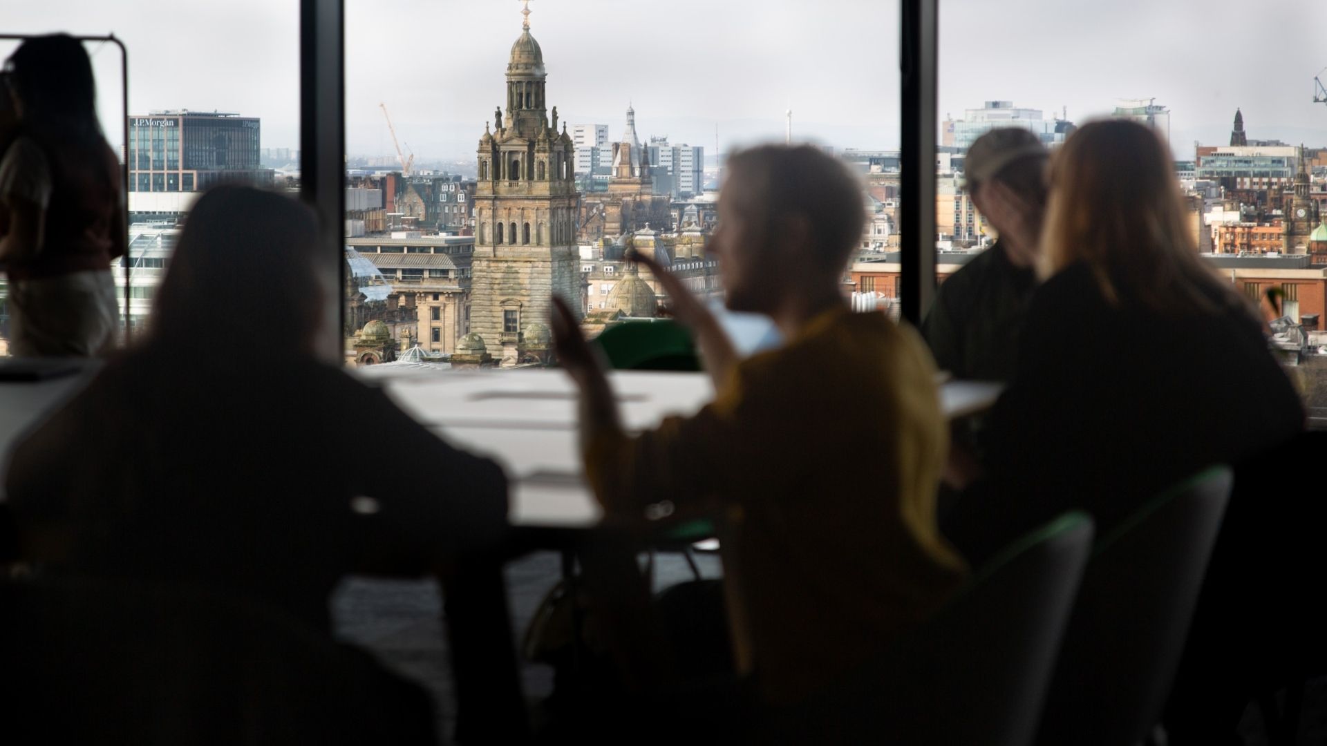 Strathclyde students on Level 8 during Skills and Development Day